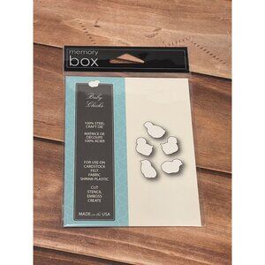 NIP MEMORY BOX 99112 BABY CHICKS STEEL CRAFT DIE EASTER